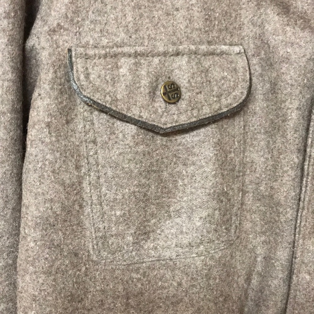 STS Ranchwear wool leather ranch barn jacket coat - Picture 2 of 12